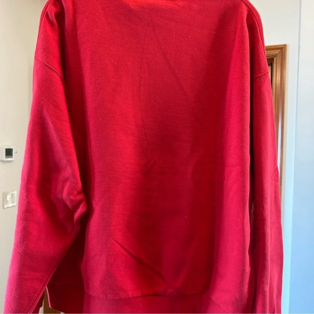 Men’s Gucci logo, embroidered cotton jersey sweatshirt, size large made in Italy